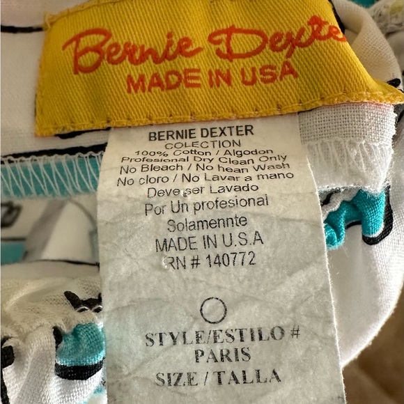 Bernie Dexter dress , mascara print Paris style ( now called the Tammi) size xs - Picture 4 of 5